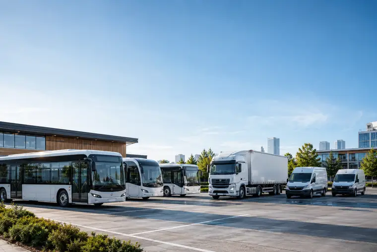 Flotte de véhicules électriques