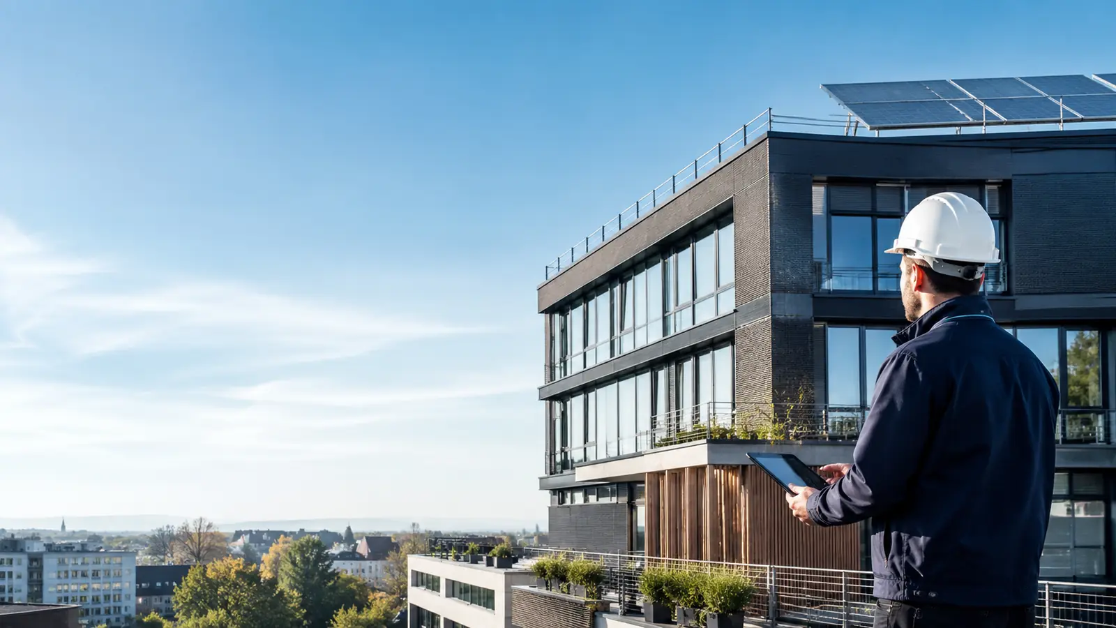 Technicien NEXUS Eco sur un chantier de rénovation énergétique en toiture